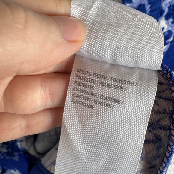 Isaac Mizrahi Live! Floral Quilted Kimono Jacket Size 1X Blue Open Front Boho - Picture 6 of 9